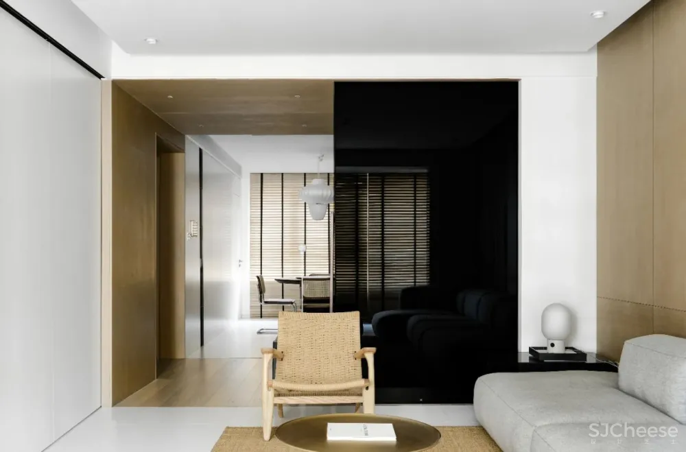 168㎡黑白木质空间,纯净与心安才是家的模样!