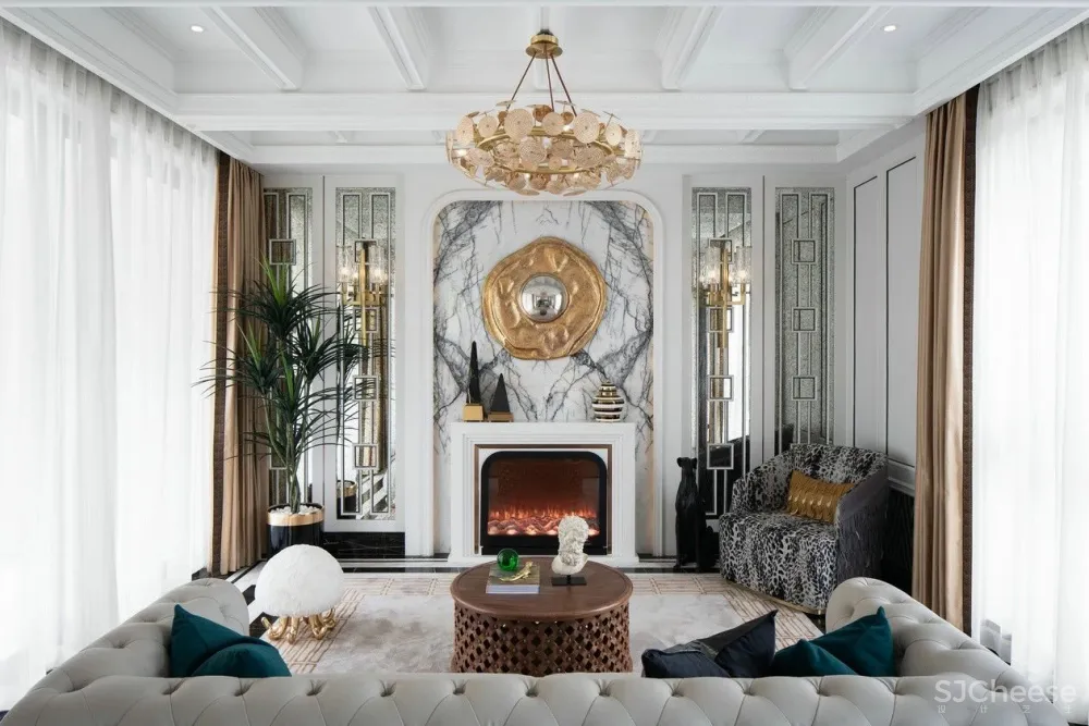 288㎡混搭风轻奢住宅 品辰设计