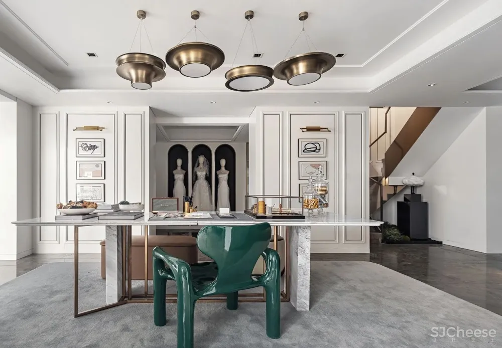 伶居设计:396㎡温雅艺术大宅,舒意生活,比诗浪漫!