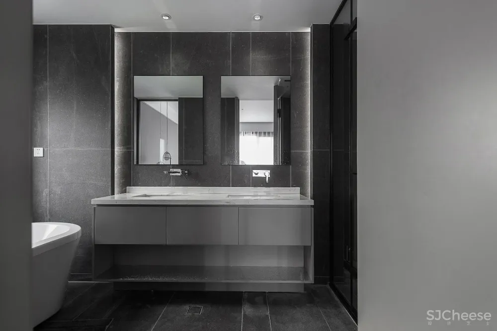 互动社交厅 大尺度起居套间,减压治愈的家 赫设计