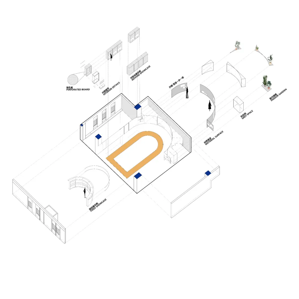U形配饰展厅-序态设计研究室