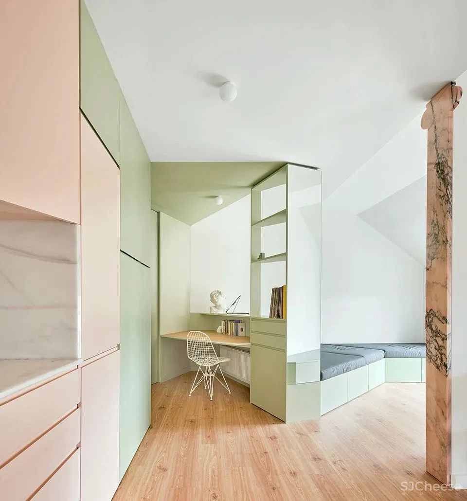 定制家具打造独特生活体验 PROVIDÈNCIA顶层公寓改造 AMOO