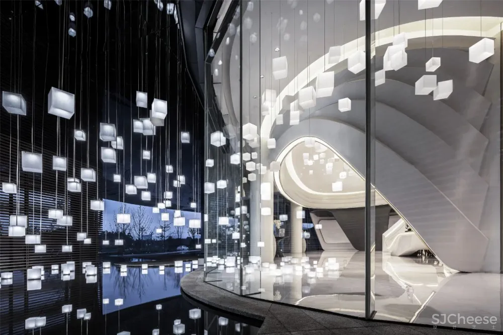 达观设计：纯净极简，行云流水间勾勒空间大美！