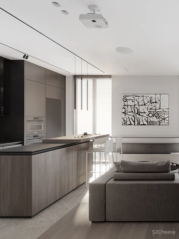 一室户小公寓,从玄关到卧室每个空间都很有设计感!