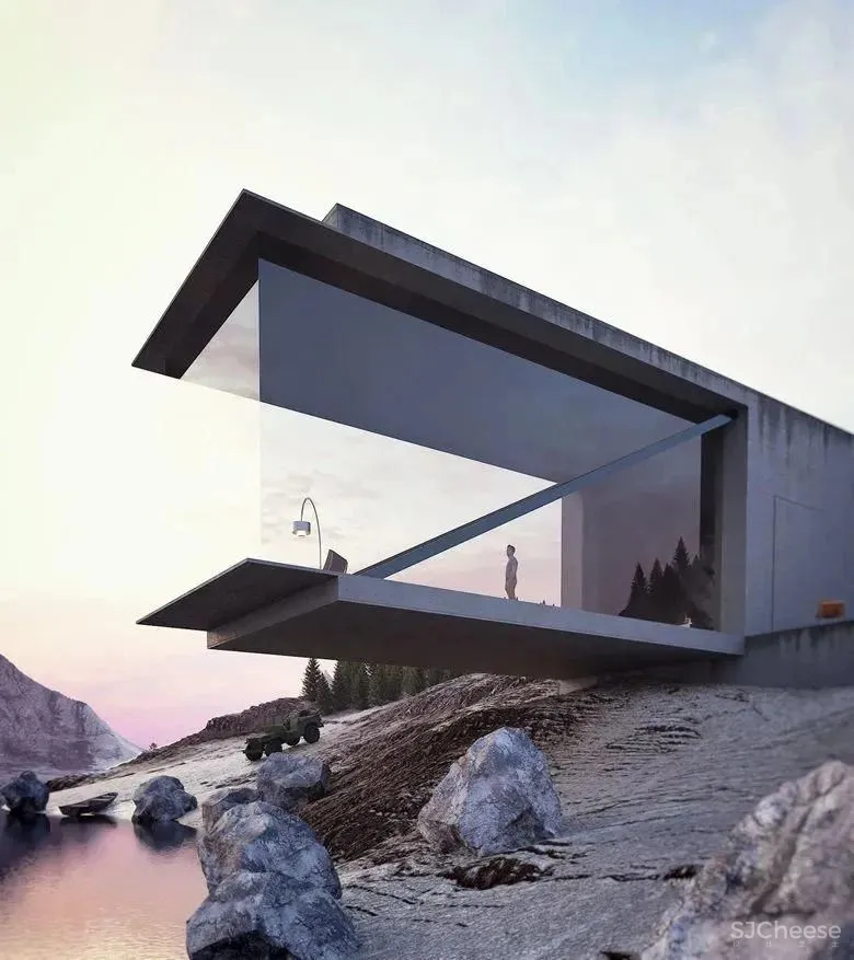 黑色别墅,如此好看!