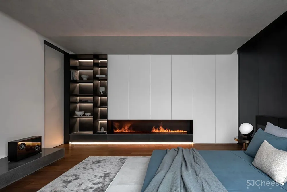 方磊 上海 555 m² 黄浦江畔顶层复式,大道至简,安静优雅!