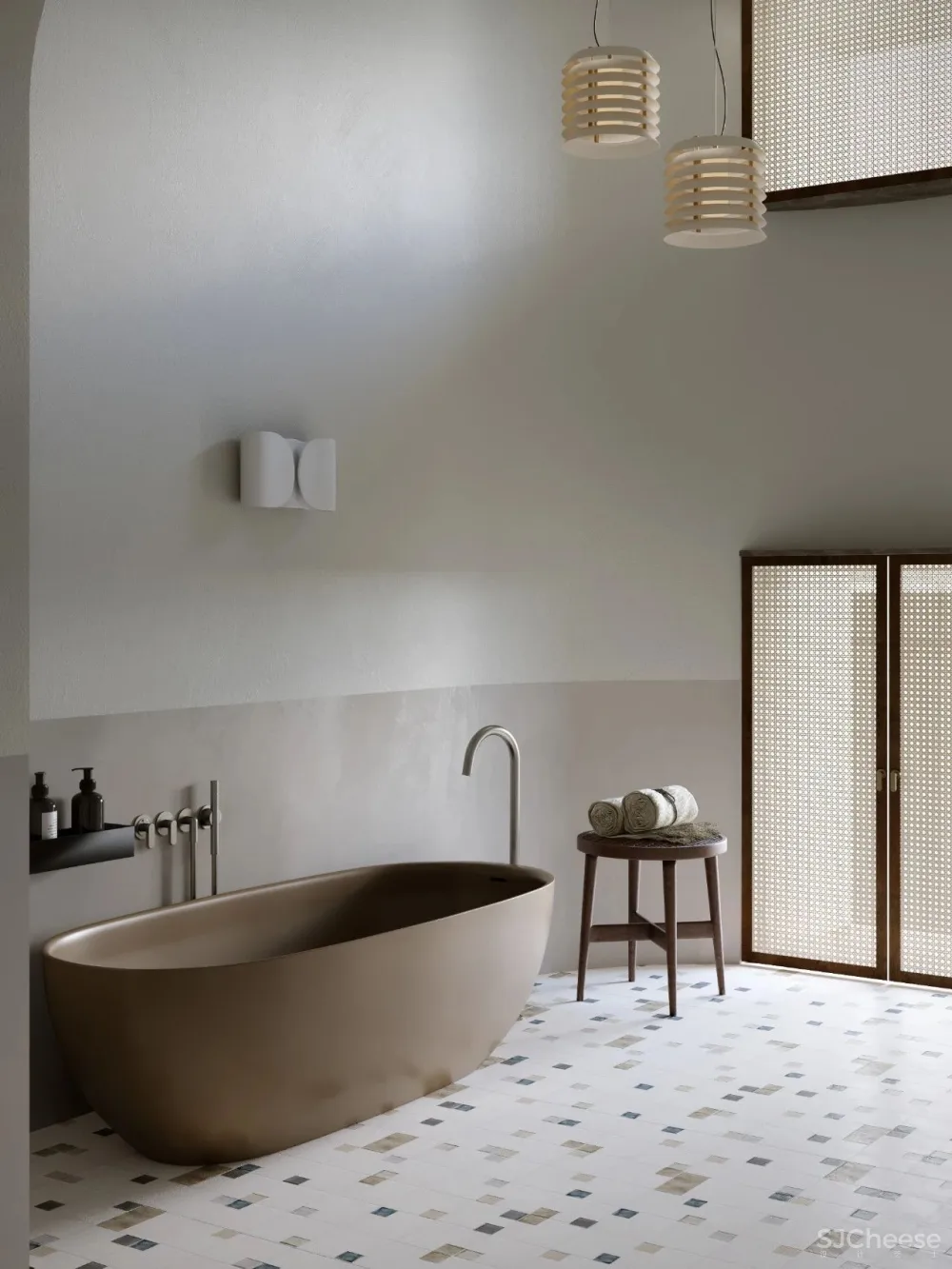 复古轻奢风,诗意般的美宅!