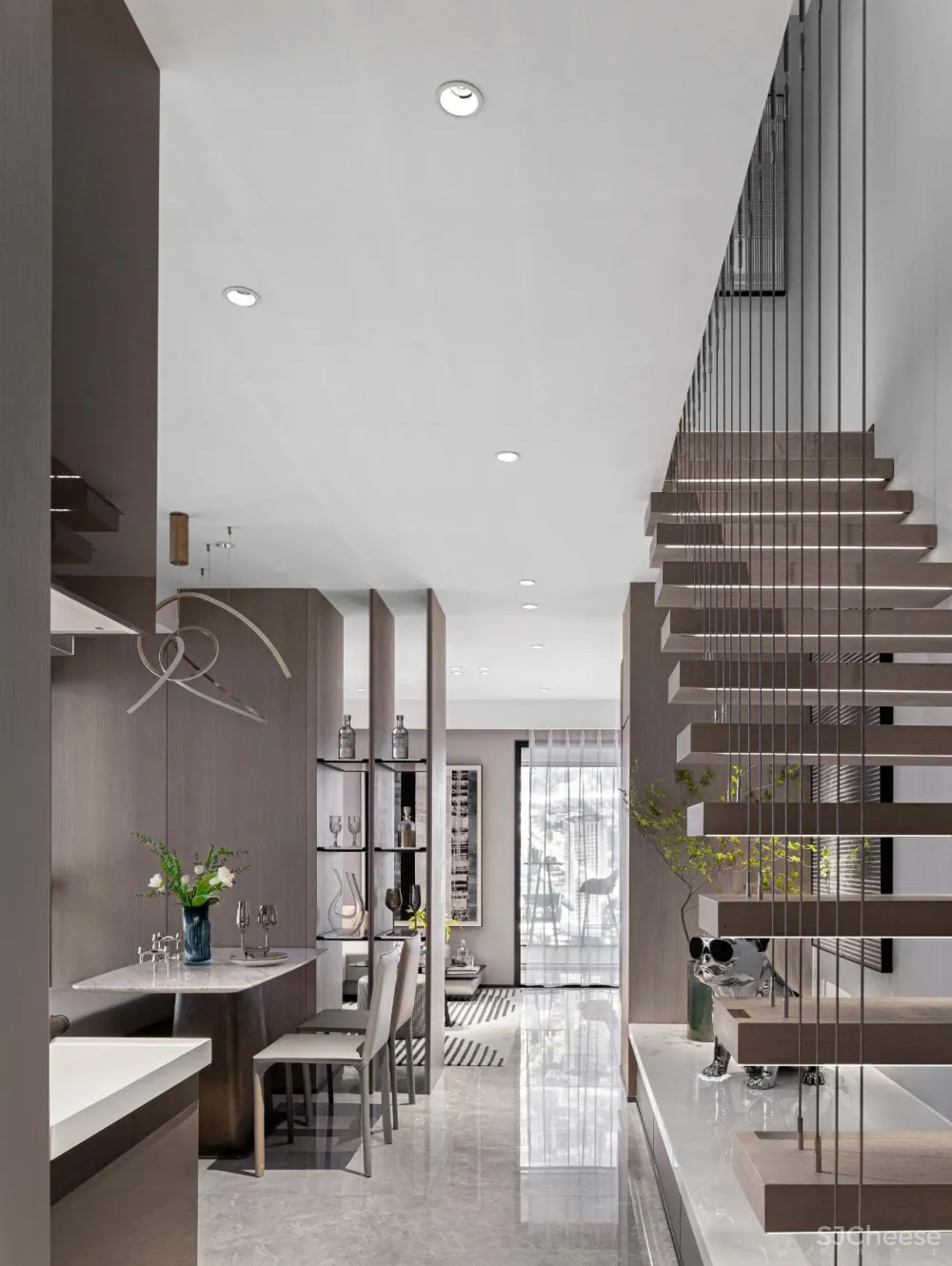 GND恩嘉设计·新作 87㎡ - 92㎡现代轻奢样板间