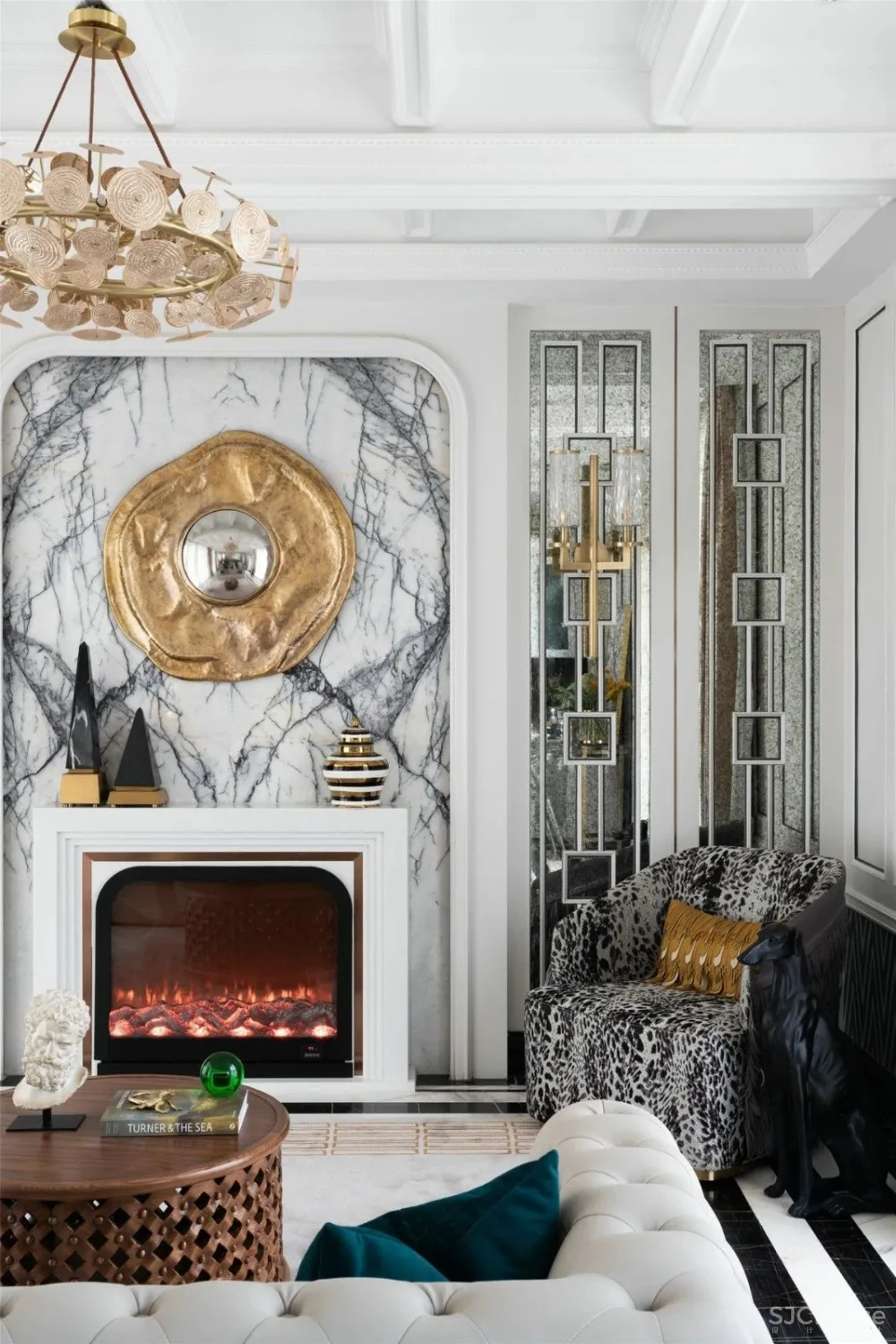 288㎡混搭风轻奢住宅 品辰设计