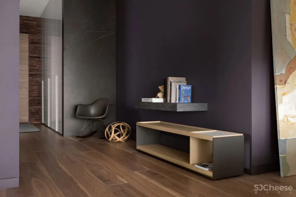 310㎡水泥灰 原木,质朴舒适!