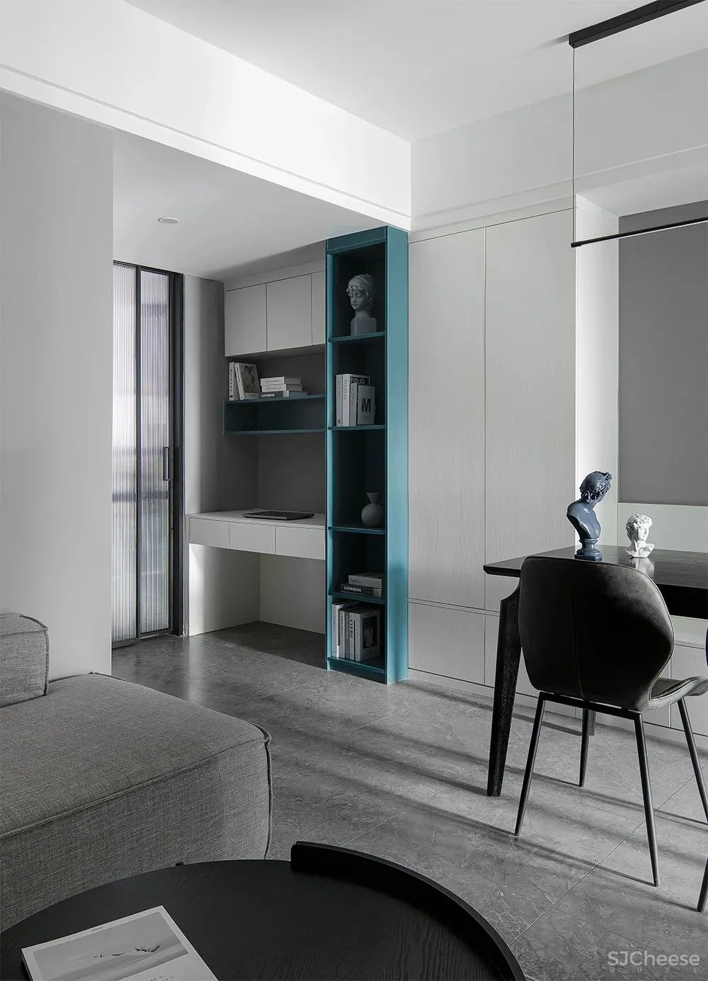 黑白灰，极具视觉张力的极简格调 予以设计