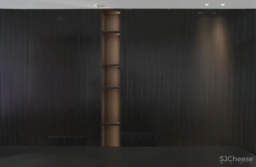 150㎡黑白现代风,将色彩运用到极致,时髦灵动