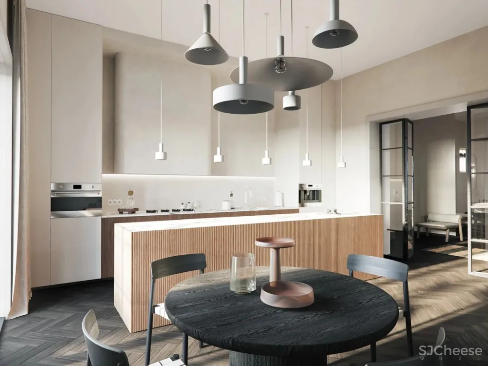 170㎡ 现代公寓,家具这么选格调就有了