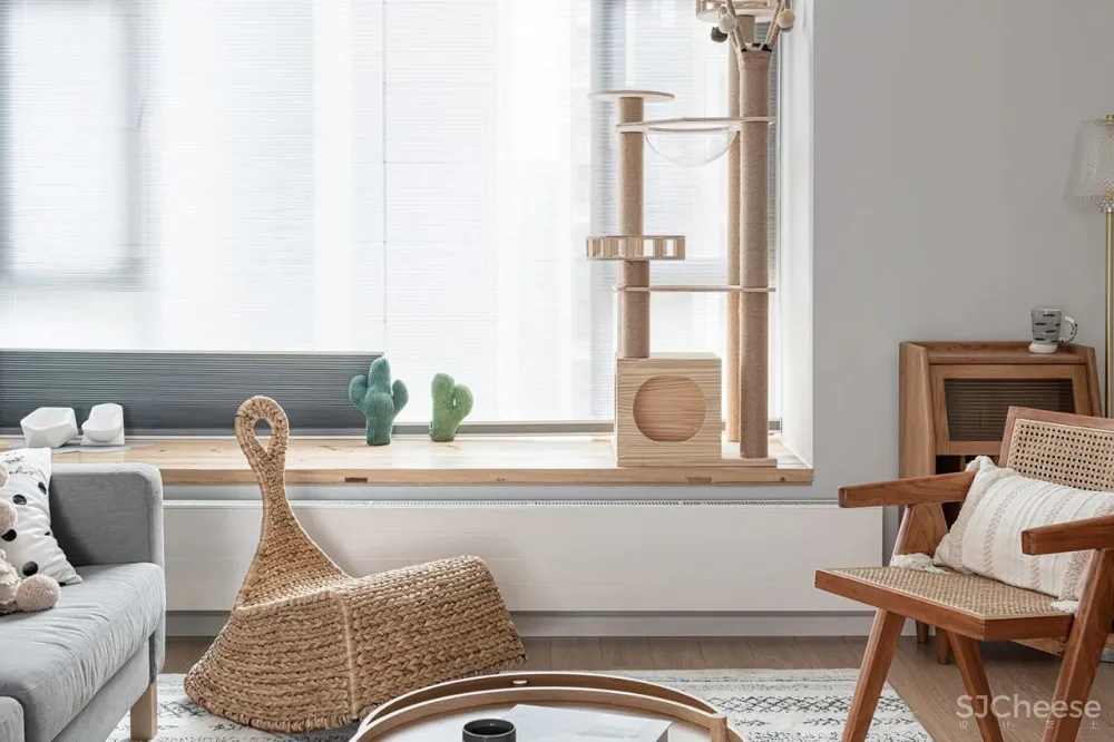 木、白、灰，素雅宁静的慢生活家居 予以设计