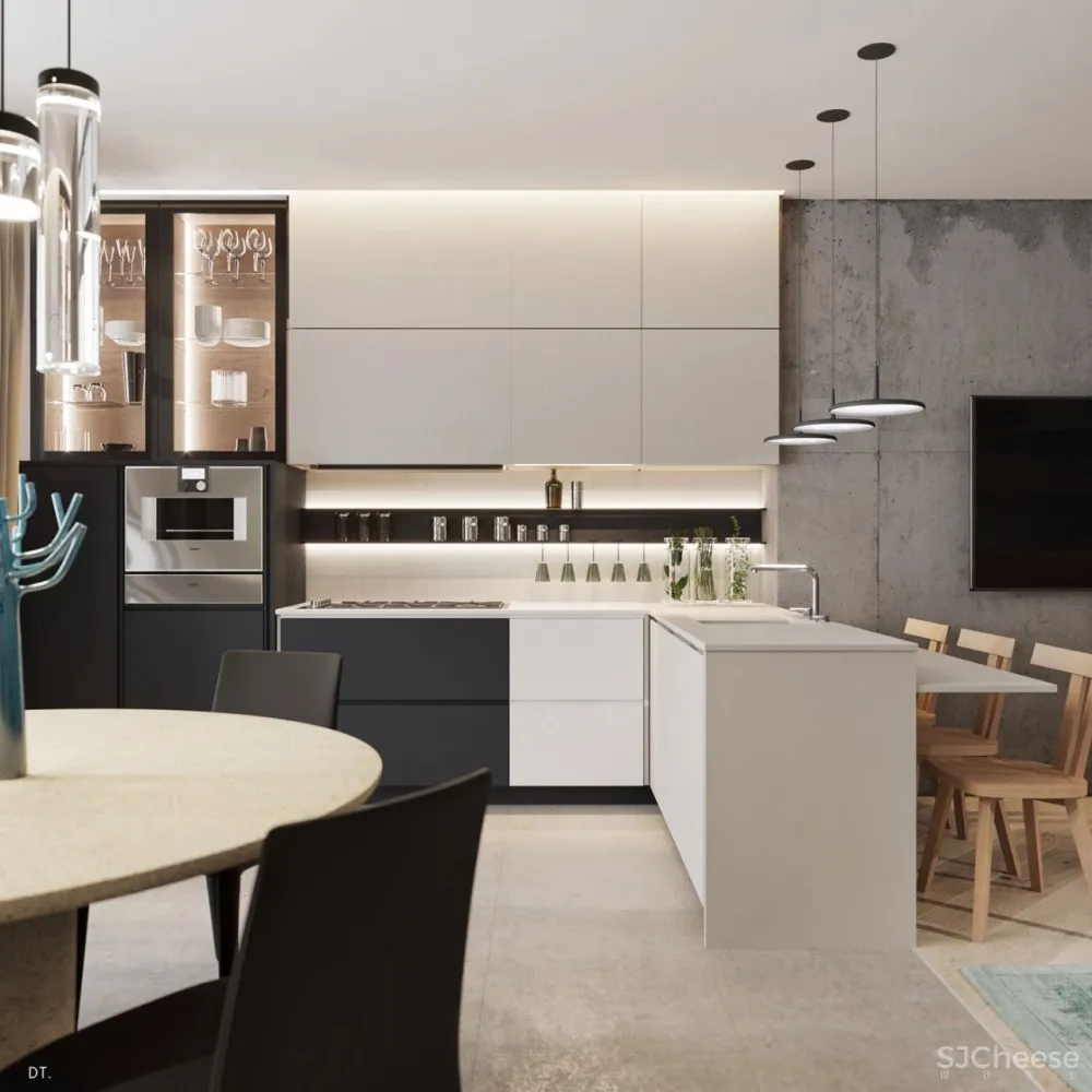 轻奢之美 丨一个空间,两个方案