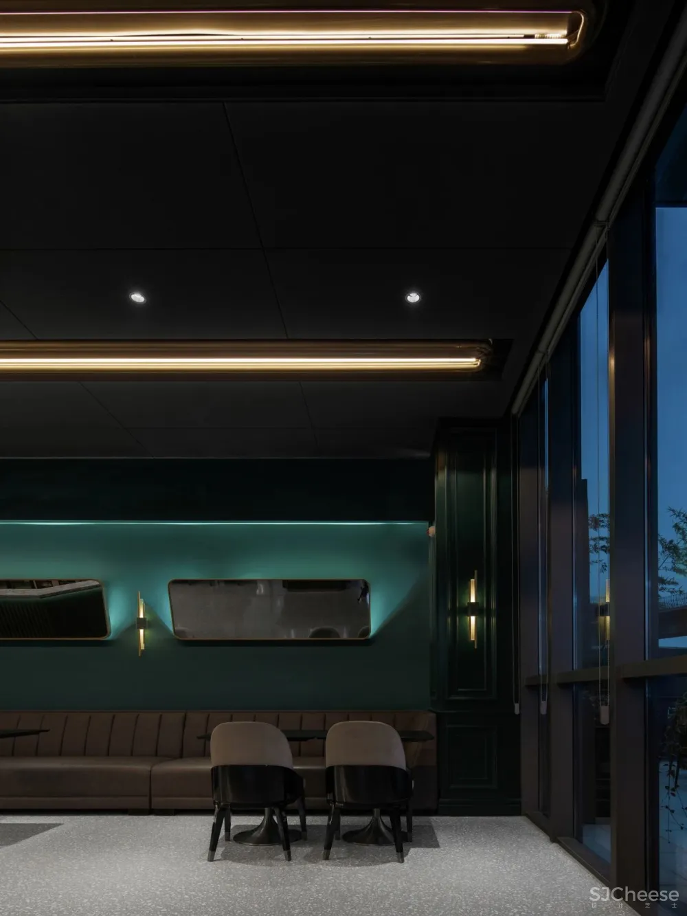 复古摩登的都市潮地,空间格调超有feel!