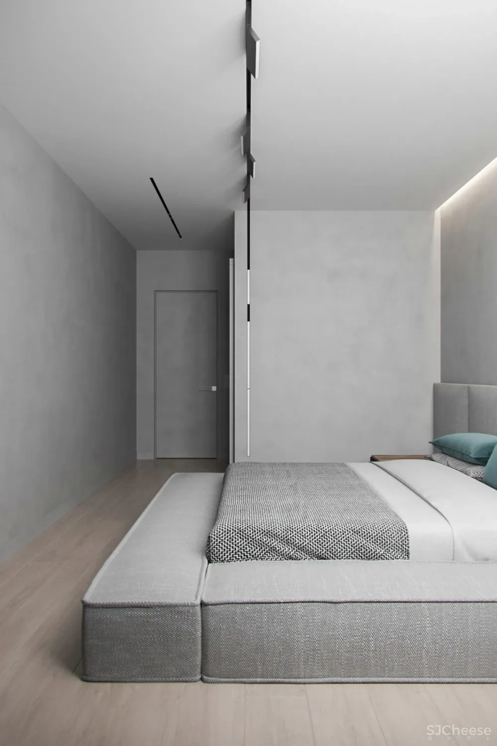 68㎡ 高级灰设计，灯光这样搭配才有格调