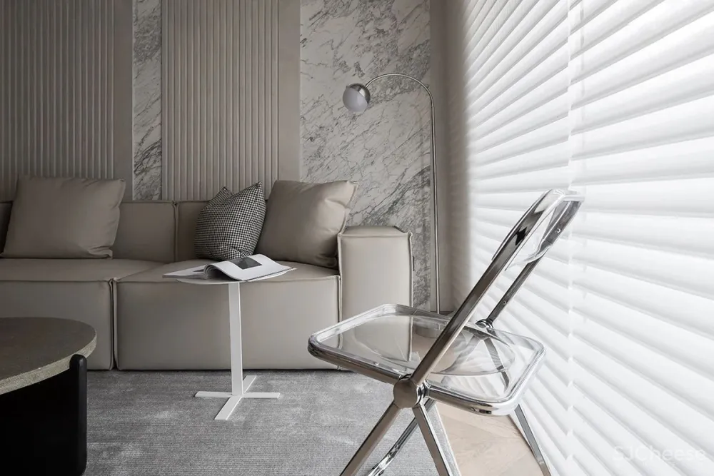 大理石 艺术漆,诠释质朴侘寂美学 观致设计