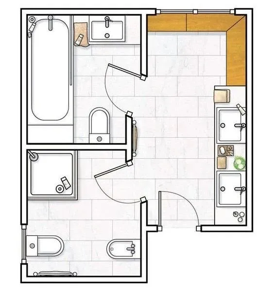 好的卫生间不只要注重干湿分离,三分离设计更实用!