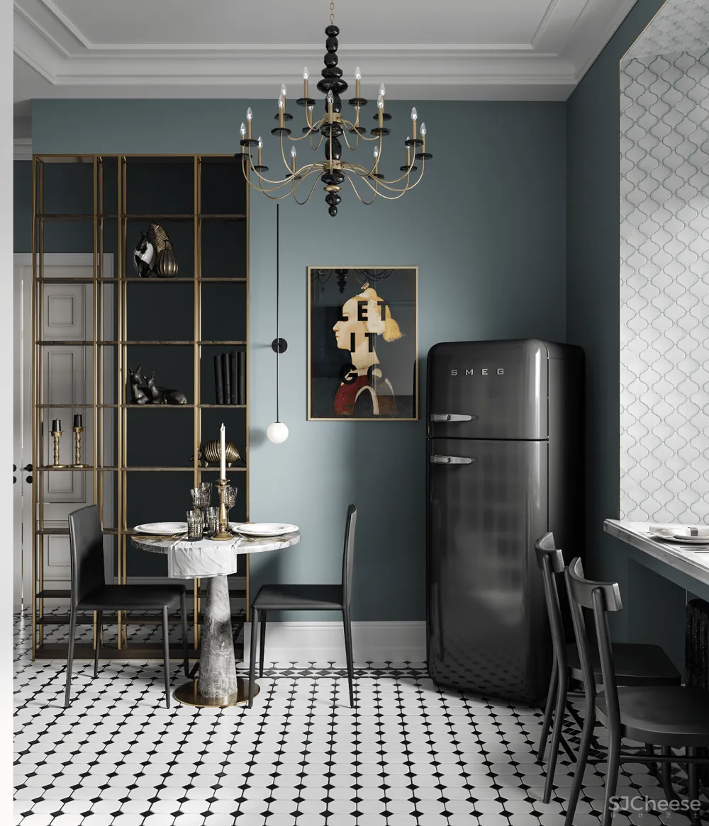 高级住宅,复古轻奢范儿!