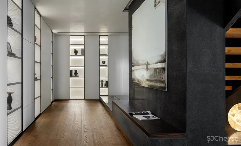 方磊 上海 555 m² 黄浦江畔顶层复式,大道至简,安静优雅!