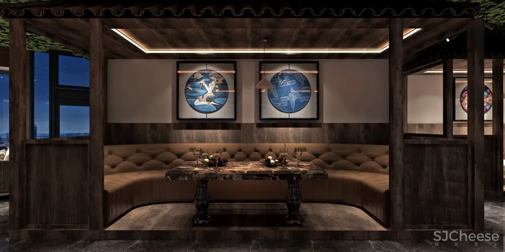 苗寨酒馆“浪酒闲茶”西江店 金戈设计