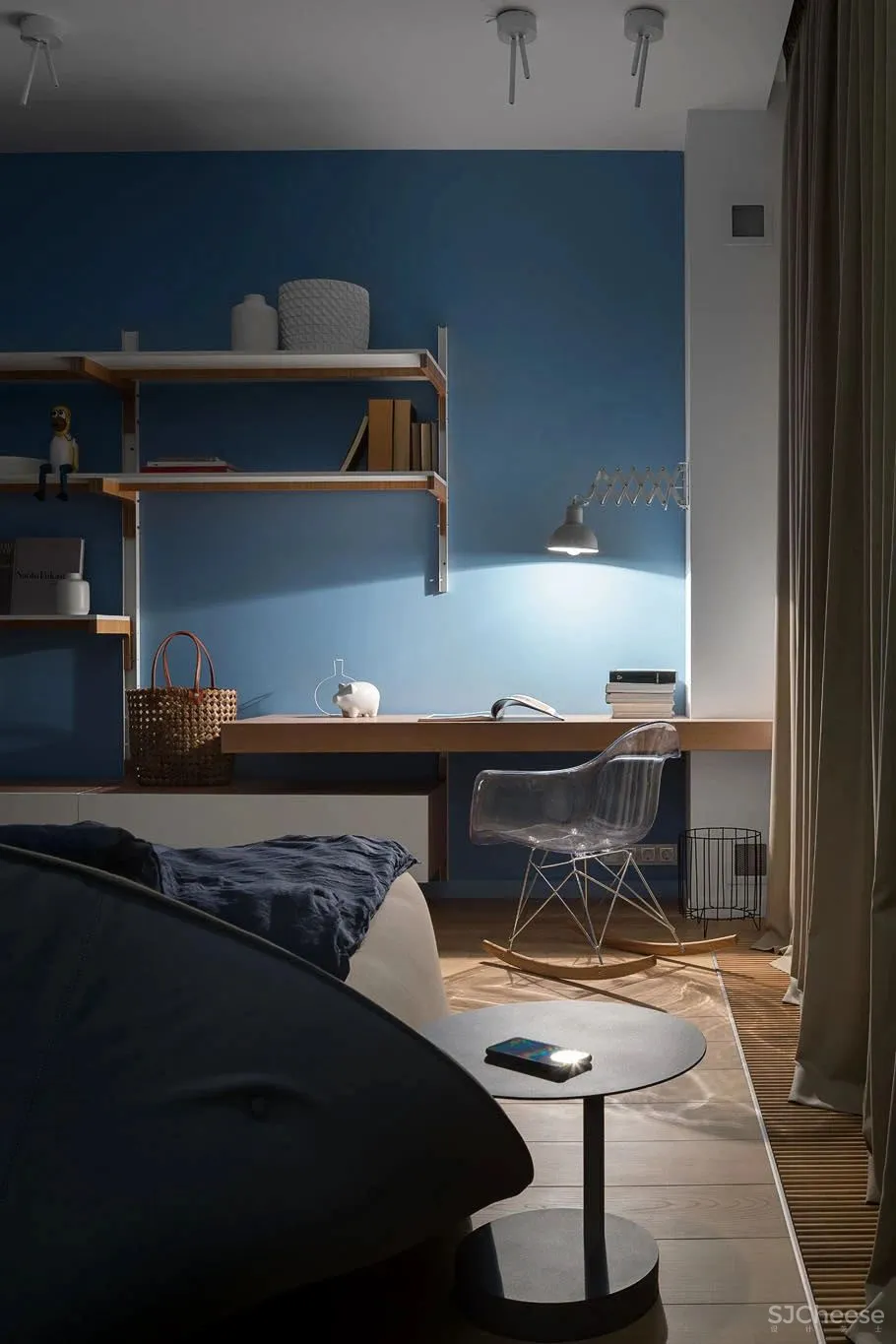 310㎡水泥灰 原木,质朴舒适!