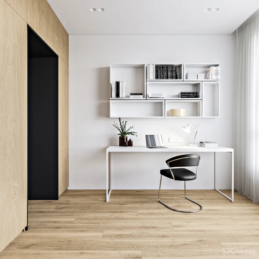 102㎡ 高级黑,墙面这么拼房间更显高