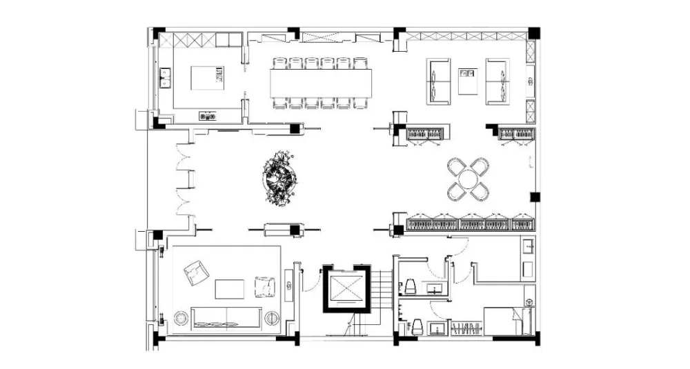 奢华别墅样板间，注入现代生活的美感！