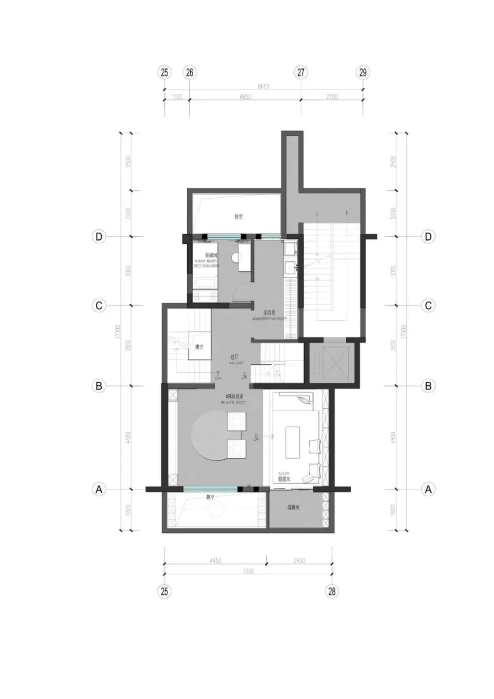 昆明中海云麓九裡下叠住宅样板间 矩阵纵横