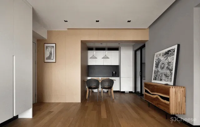 二胎之家的76㎡两居室,客厅竟看上去空无一物,简约舒适、收纳超多……