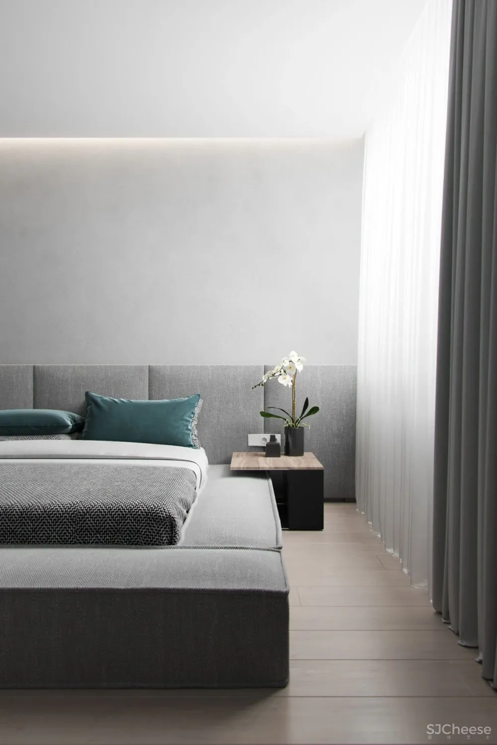 68㎡ 高级灰设计，灯光这样搭配才有格调