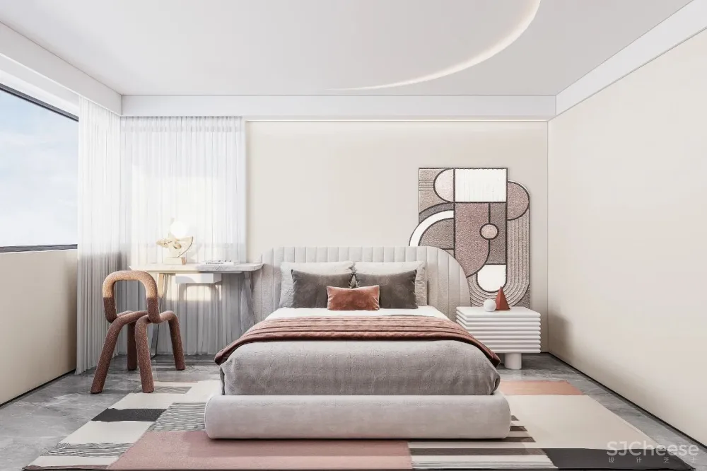 色彩与材质的艺术,现代摩登气息的一方天地 忱意设计