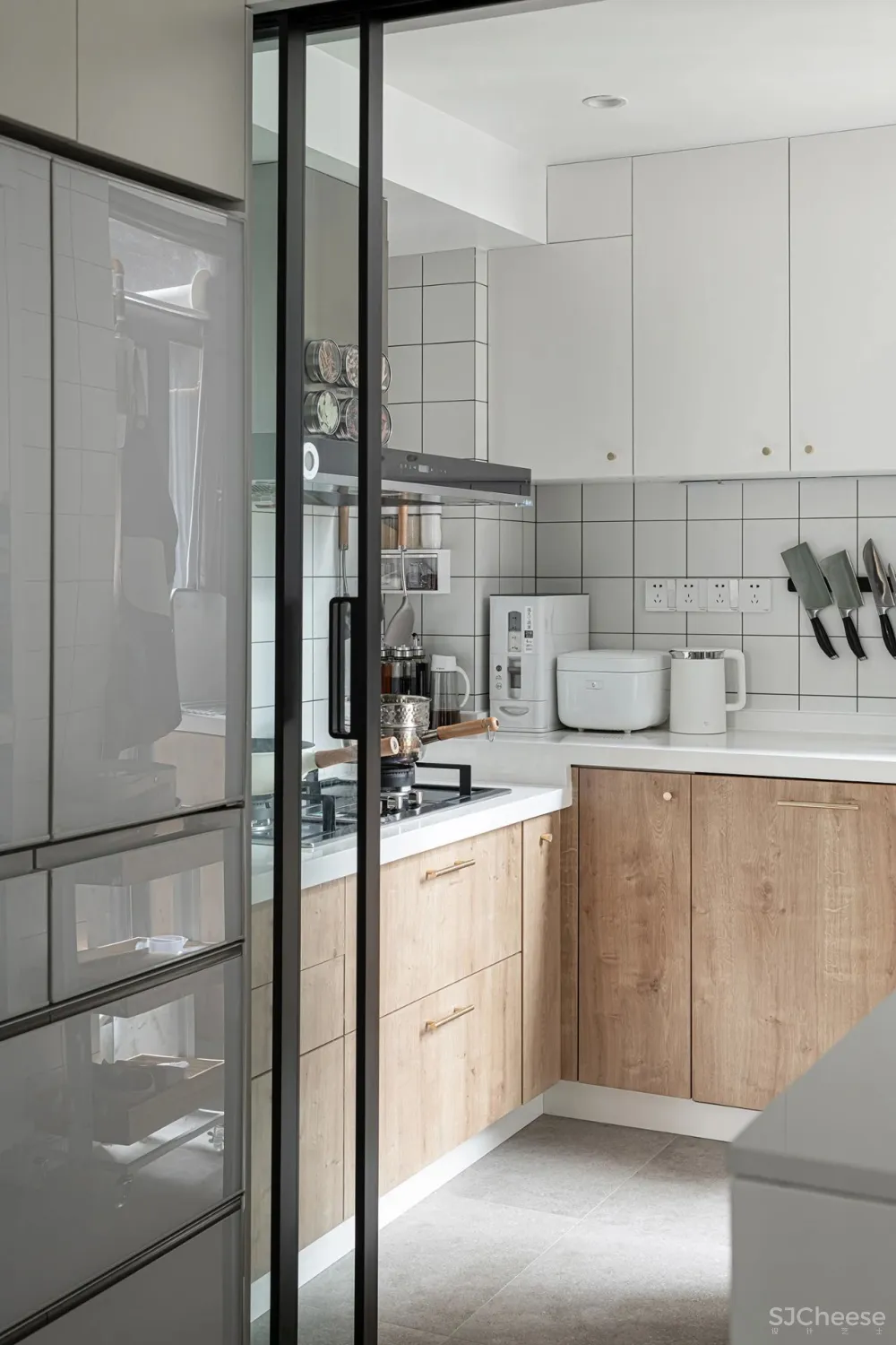 木、白、灰，素雅宁静的慢生活家居 予以设计