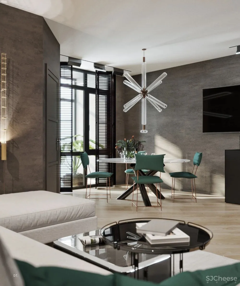 轻奢之美 丨一个空间,两个方案