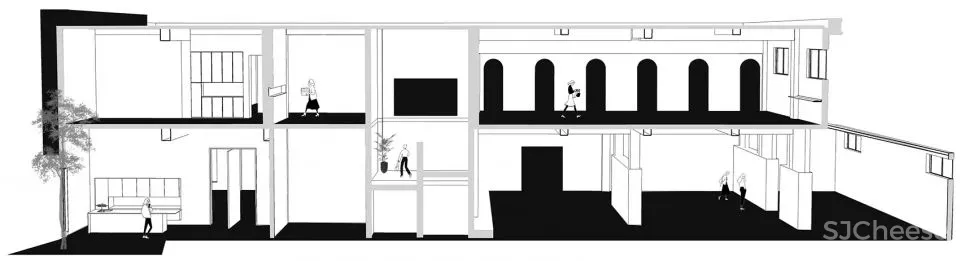 新作 以几何形状来构建空间秩序 QI STUDIO 白墙之下 大器空间