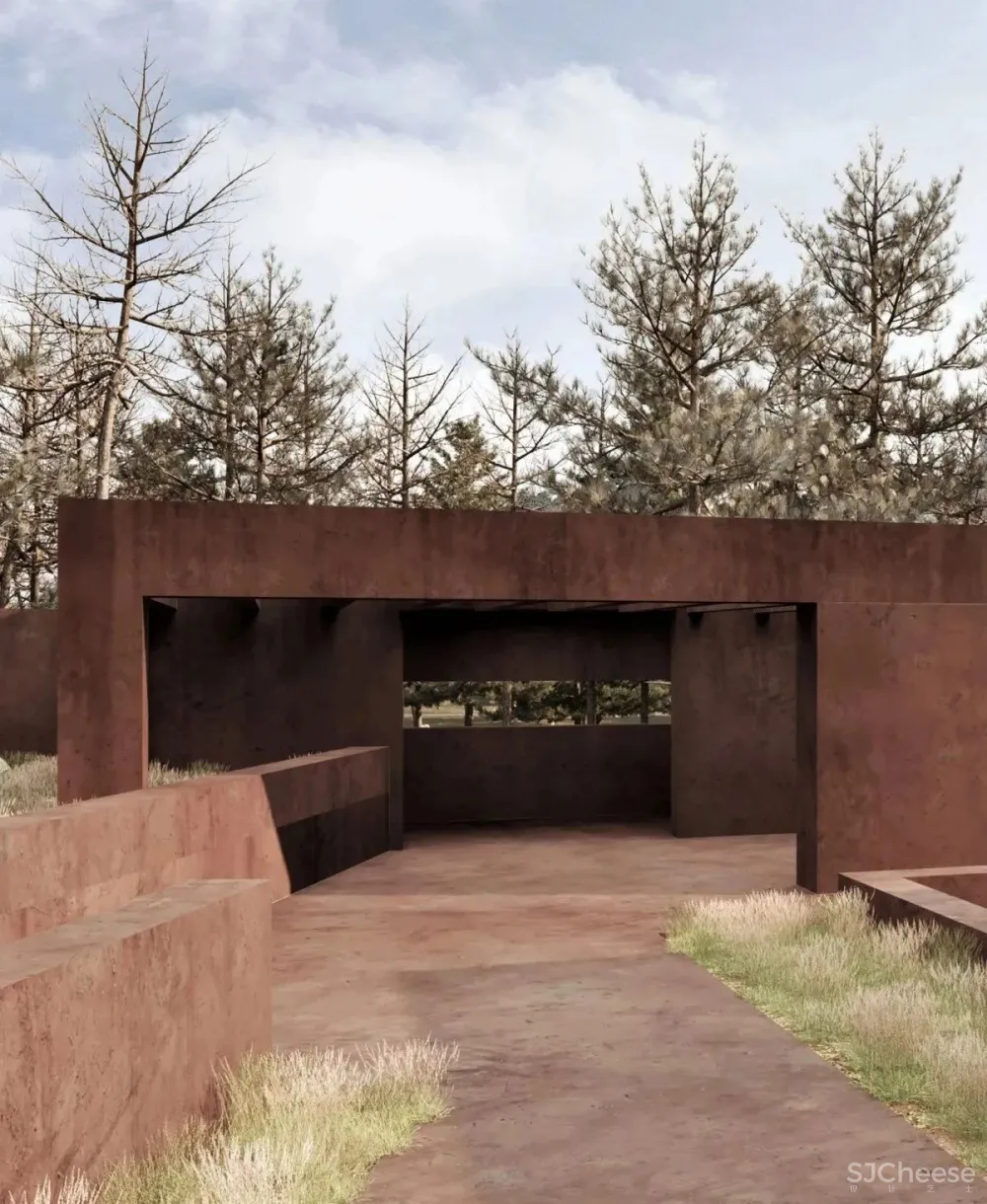 山谷餐厅,东方侘寂美学丨东形西见设计