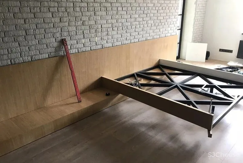 工业风两居室,层高不够,天花就这样装