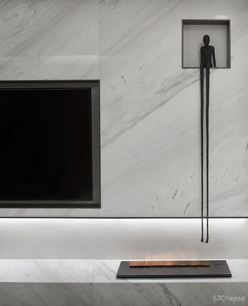 色彩与材质的艺术,现代摩登气息的一方天地 忱意设计