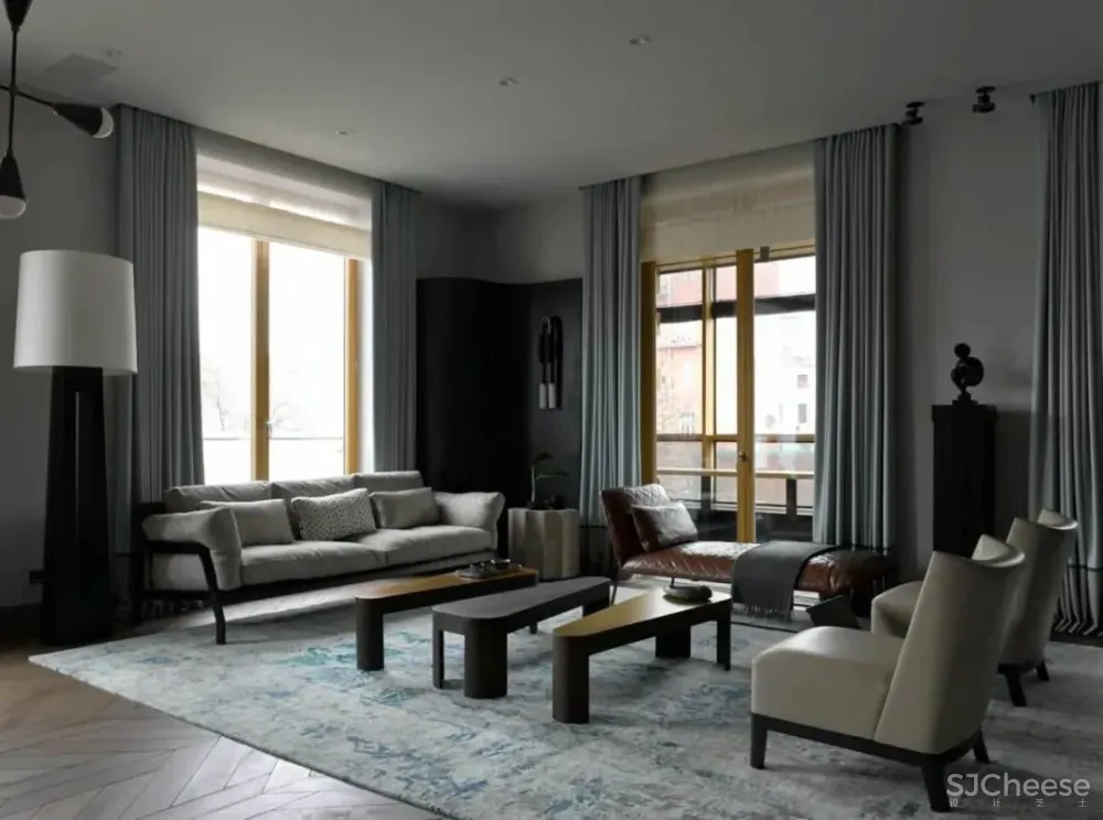 俄罗斯非凡质感住宅 Sisters Design