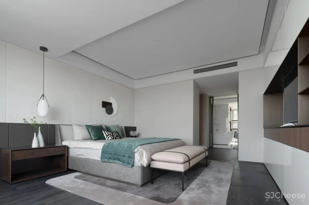 忱意设计:260㎡ 意式极简风叠墅,还原设计本真