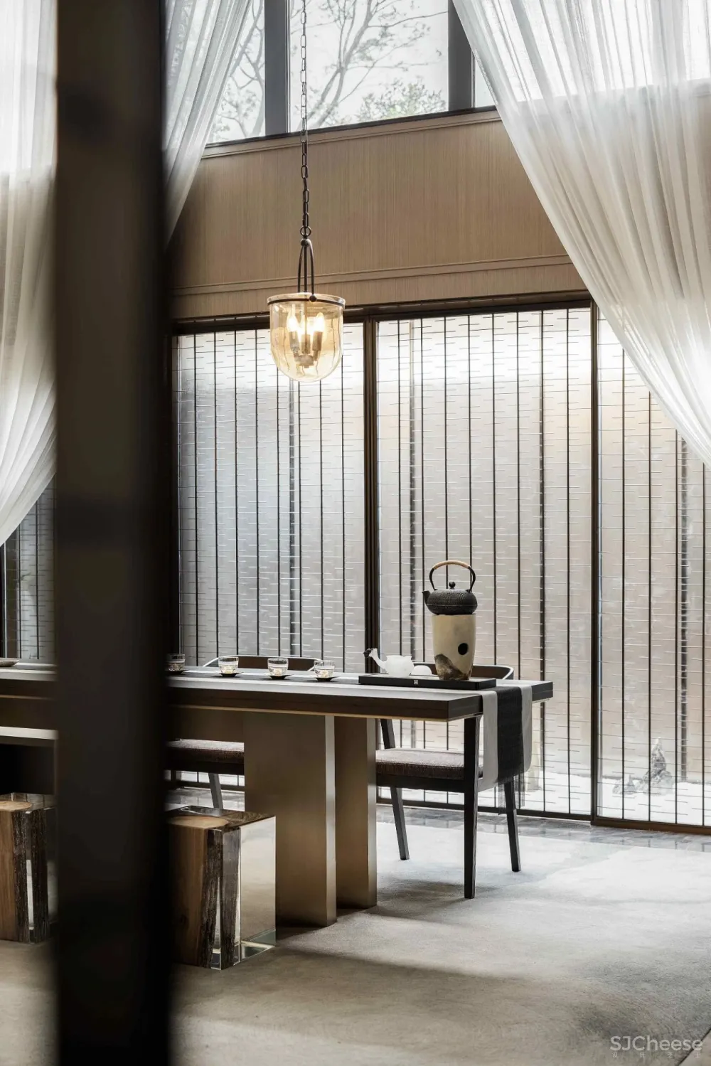 矩阵纵横：568m²中式合院，雅致轻奢