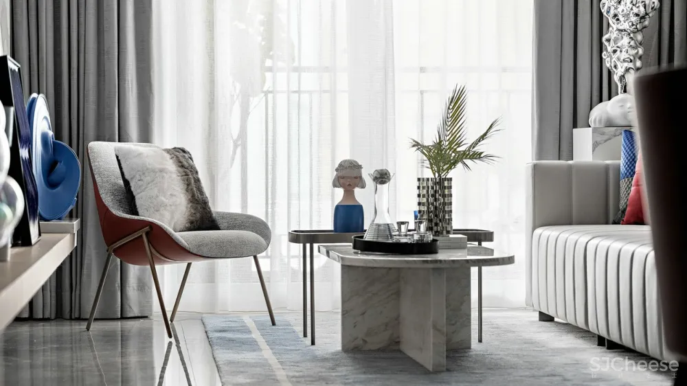 收集着夏季的色彩，刻画空间的美，时尚而又高级的生活美学气息。