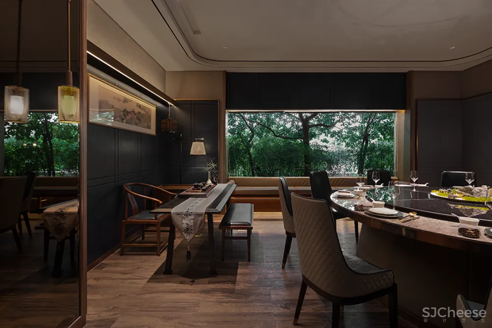 移步换景的餐厅设计 尽显江南韵味|大相设计