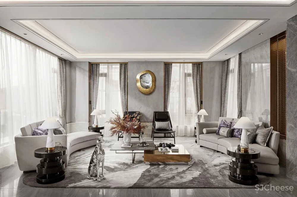 奢华别墅样板间，注入现代生活的美感！