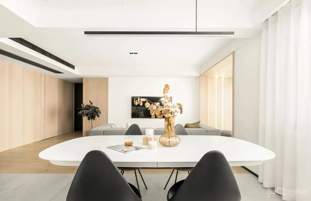 现代金属质感,营造自然人居美学 鸿鹄设计