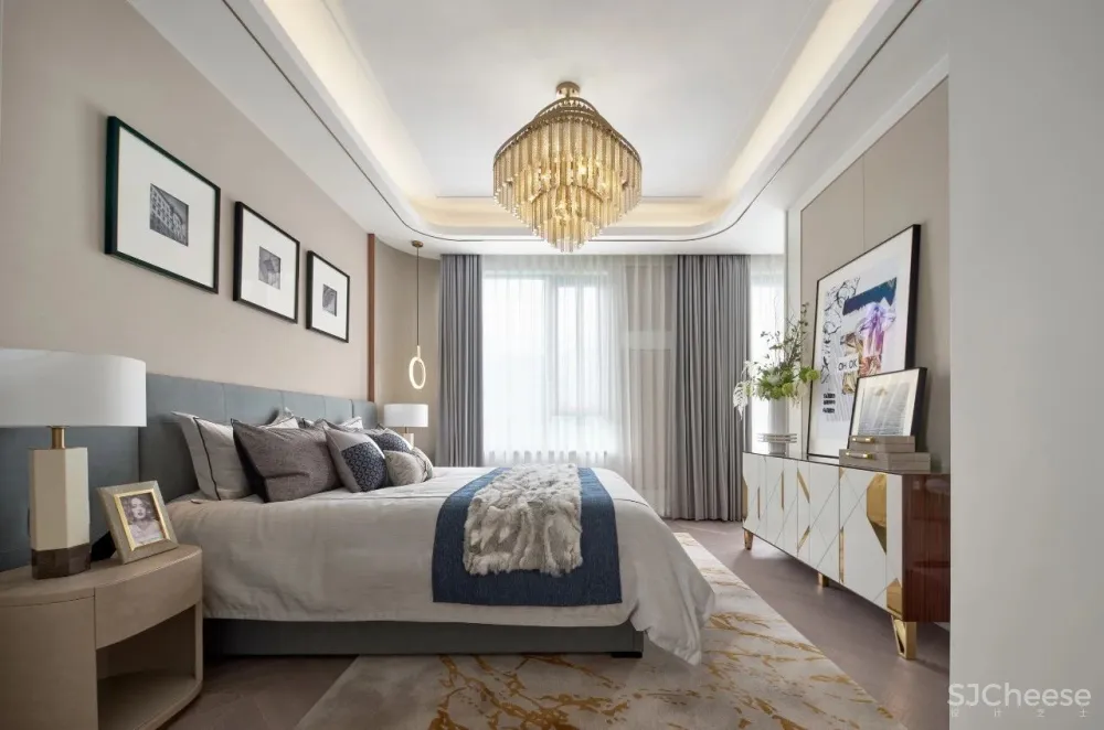 中性色作为空间主色调，搭配以暖温度的姜黄！