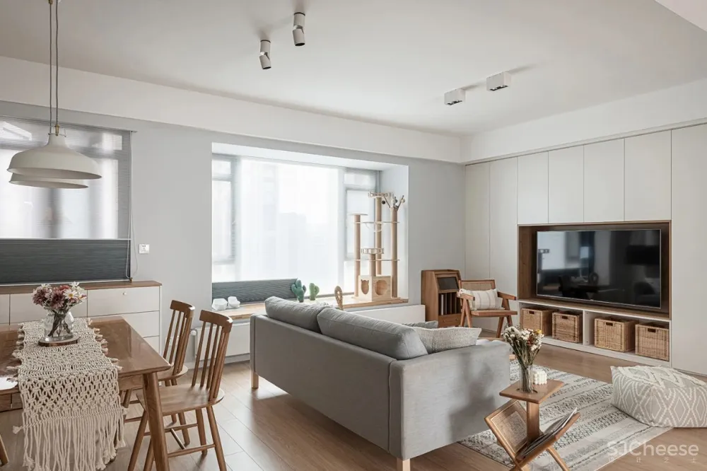 木、白、灰，素雅宁静的慢生活家居 予以设计