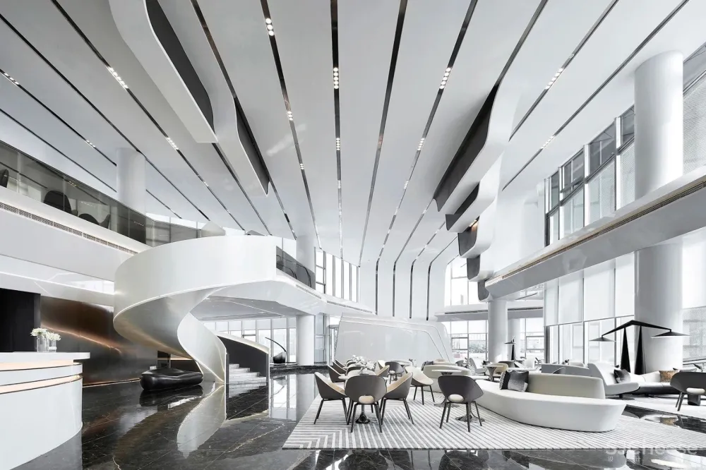 天鼓设计:线条的韵律,极简空间的秩序美学