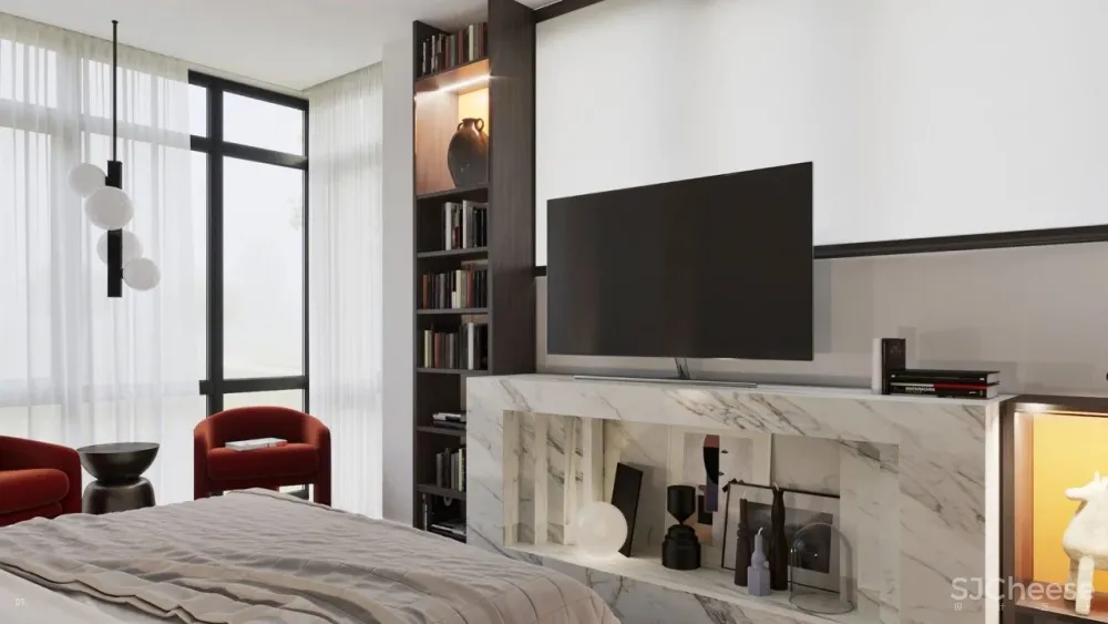 轻奢之美 丨一个空间,两个方案